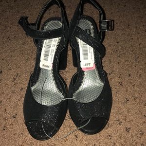 Black high heels